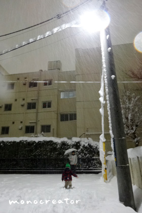 雪のバレンタインデー